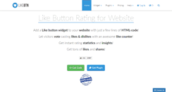 Desktop Screenshot of likebtn.com